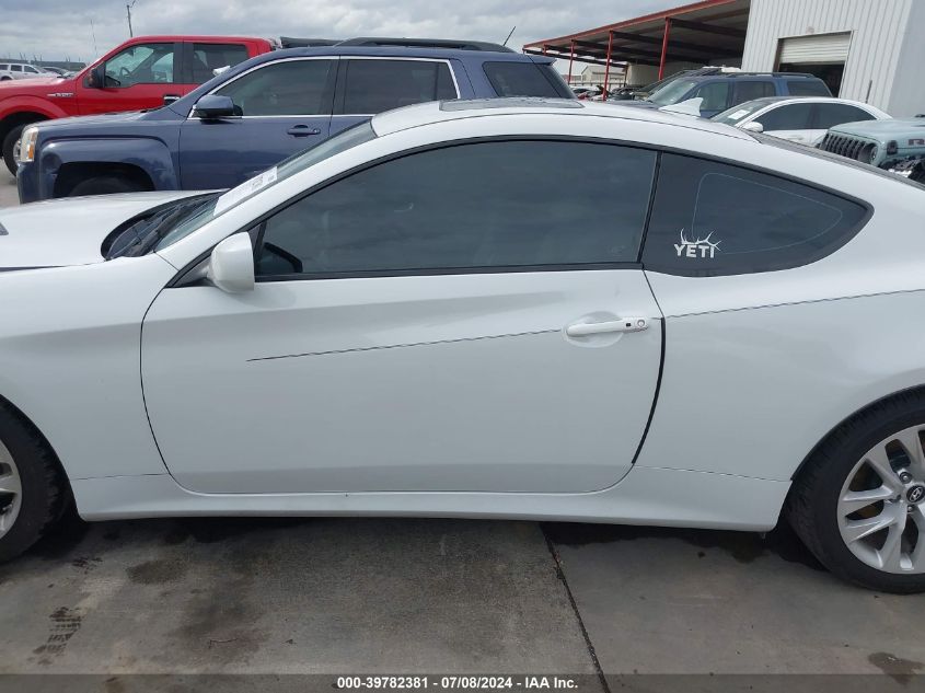 2013 HYUNDAI GENESIS 2.0T PREMIUM - KMHHT6KD9DU091857