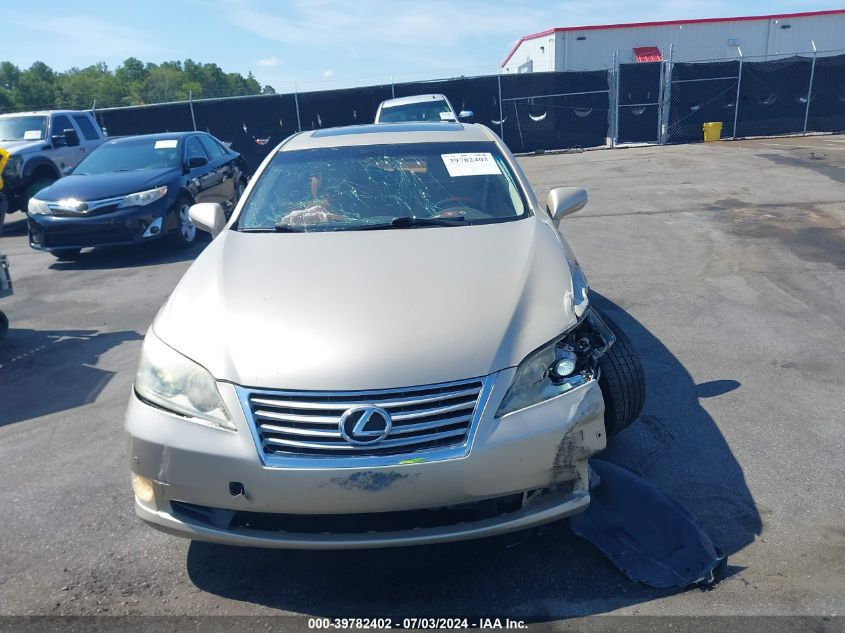 2011 Lexus Es 350 VIN: JTHBK1EGXB2461274 Lot: 39782402