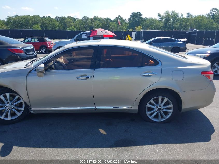 2011 Lexus Es 350 VIN: JTHBK1EGXB2461274 Lot: 39782402