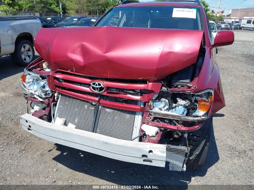 2007 Toyota Highlander Limited V6 VIN: JTEEP21A070195317 Lot: 39782415