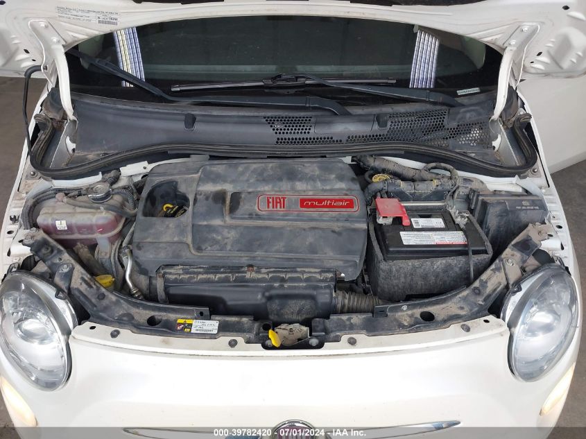 2013 Fiat 500 Pop VIN: 3C3CFFARODT596123 Lot: 39782420