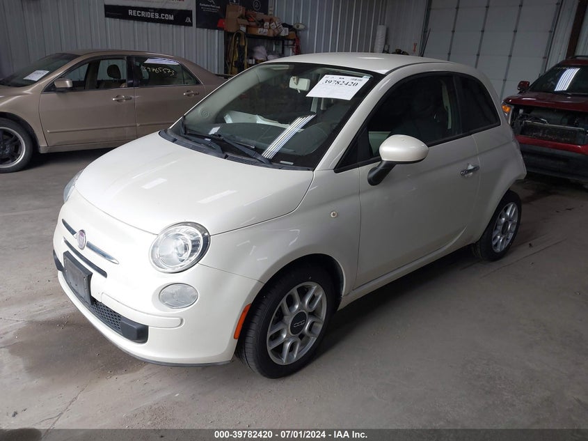 2013 Fiat 500 Pop VIN: 3C3CFFARODT596123 Lot: 39782420