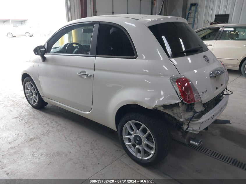 2013 Fiat 500 Pop VIN: 3C3CFFARODT596123 Lot: 39782420