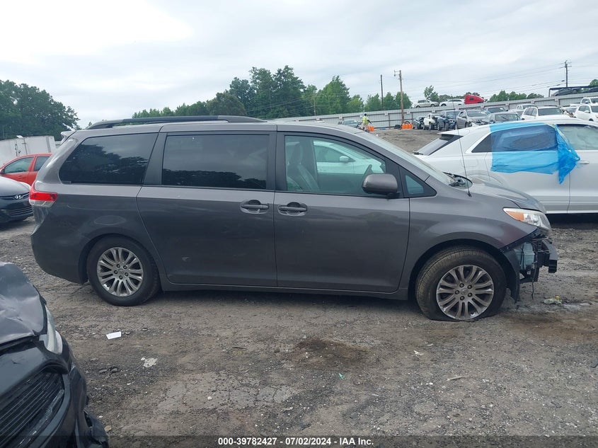 2012 Toyota Sienna Xle V6 8 Passenger VIN: 5TDYK3DC9CS275919 Lot: 39782427