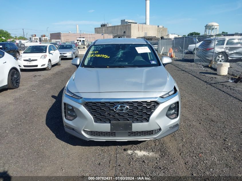 2019 Hyundai Santa Fe Sel VIN: 5NMS3CAD3KH079914 Lot: 39782431