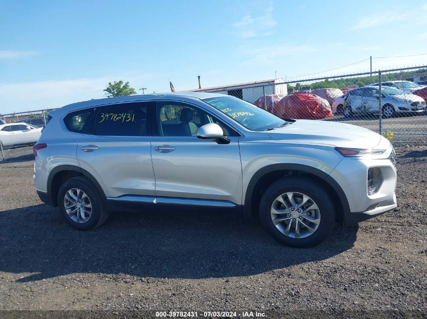 2019 Hyundai Santa Fe Sel VIN: 5NMS3CAD3KH079914 Lot: 39782431