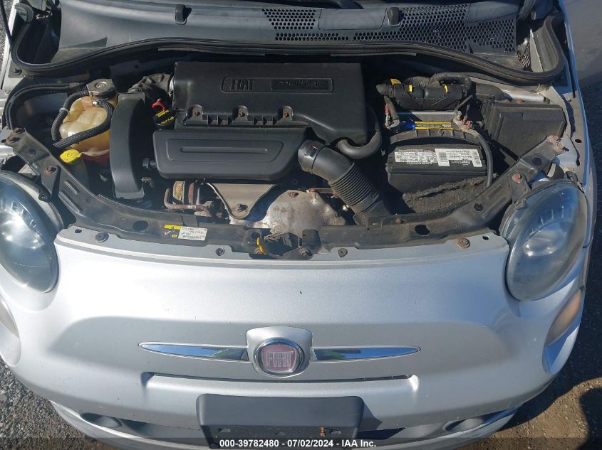 2013 Fiat 500 Turbo VIN: 3C3CFFHH0DT543290 Lot: 39782480