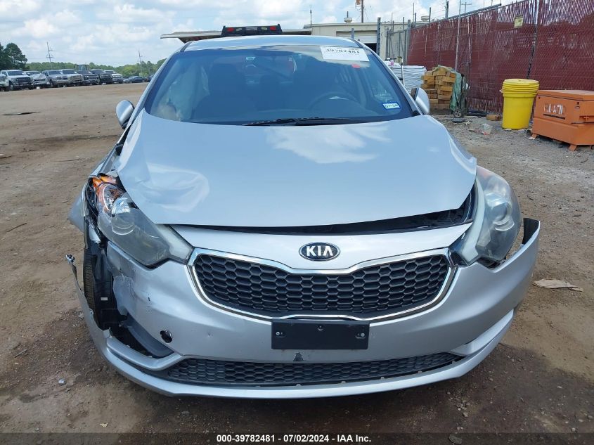 2015 Kia Forte Lx VIN: KNAFK4A6XF5400994 Lot: 39782481