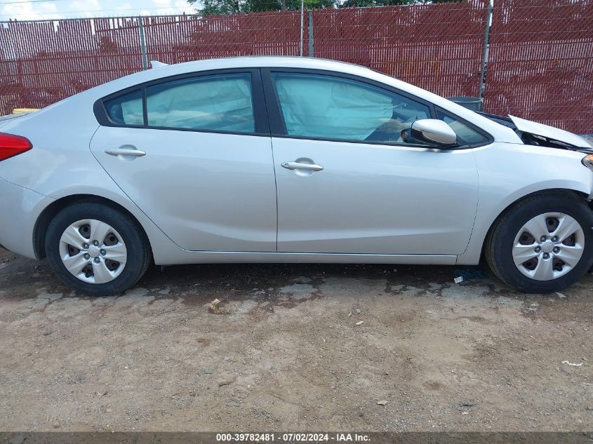 2015 Kia Forte Lx VIN: KNAFK4A6XF5400994 Lot: 39782481
