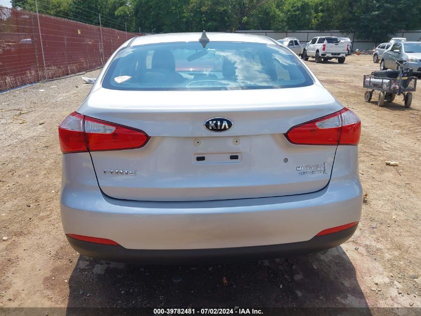 2015 Kia Forte Lx VIN: KNAFK4A6XF5400994 Lot: 39782481