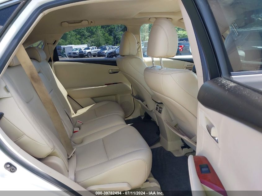 2010 Lexus Rx 350 VIN: 2T2BK1BA3AC051140 Lot: 39782494