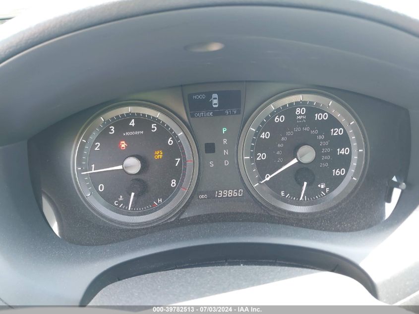 2008 Lexus Es 350 350 VIN: JTHBJ46G582209010 Lot: 39782513