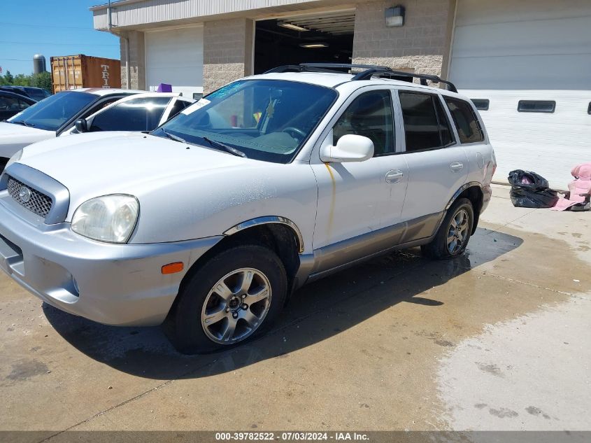2001 Hyundai Santa Fe 2.7L V6 Gls/2.7L V6 Lx VIN: KM8SC83D11U074899 Lot: 39782522