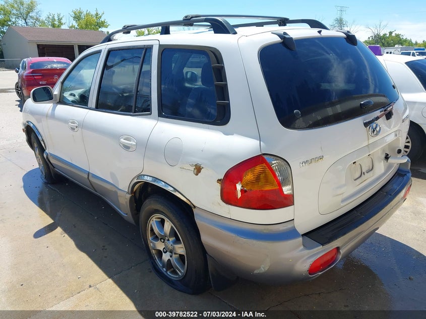 2001 Hyundai Santa Fe 2.7L V6 Gls/2.7L V6 Lx VIN: KM8SC83D11U074899 Lot: 39782522