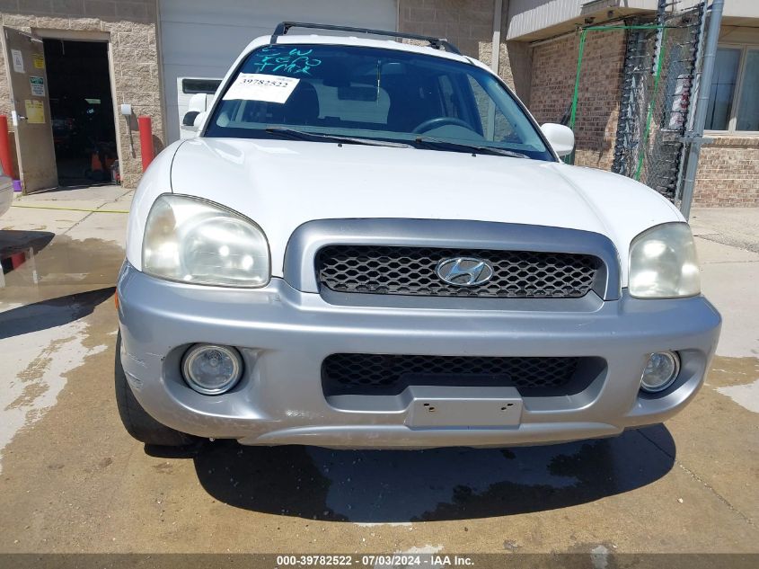 2001 Hyundai Santa Fe 2.7L V6 Gls/2.7L V6 Lx VIN: KM8SC83D11U074899 Lot: 39782522