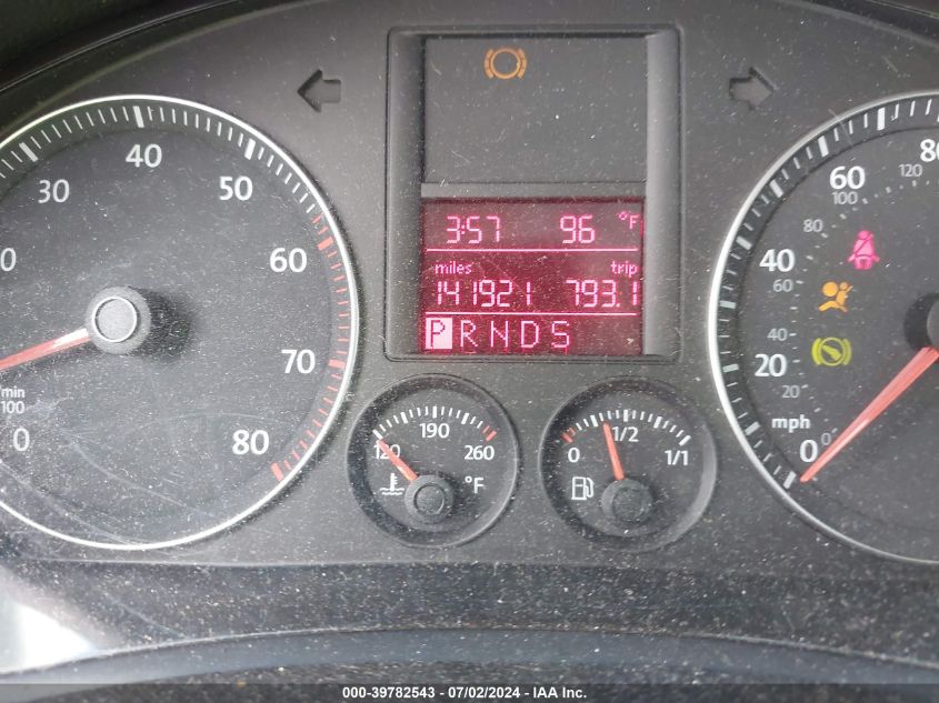 2007 Volkswagen Jetta Wolfsburg Edition VIN: 3VWEF71KX7M166057 Lot: 39782543