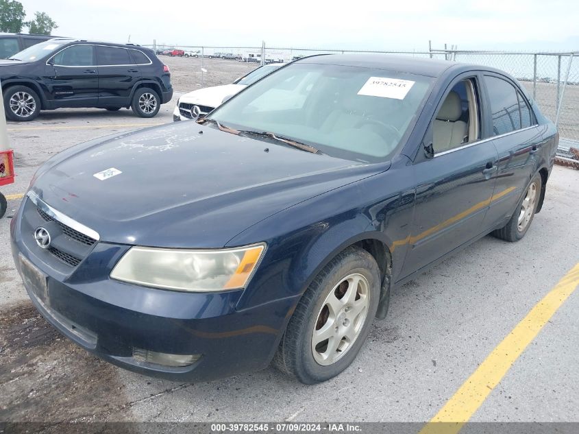 2006 Hyundai Sonata Gls VIN: 5NPEU46C66H072206 Lot: 39782545