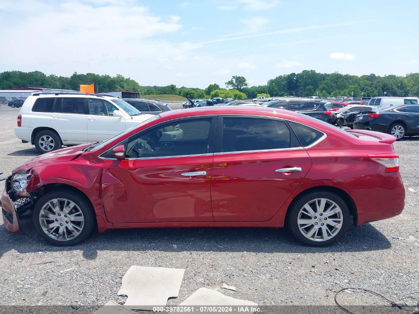 2013 Nissan Sentra Sl VIN: 3N1AB7AP4DL767705 Lot: 39782561