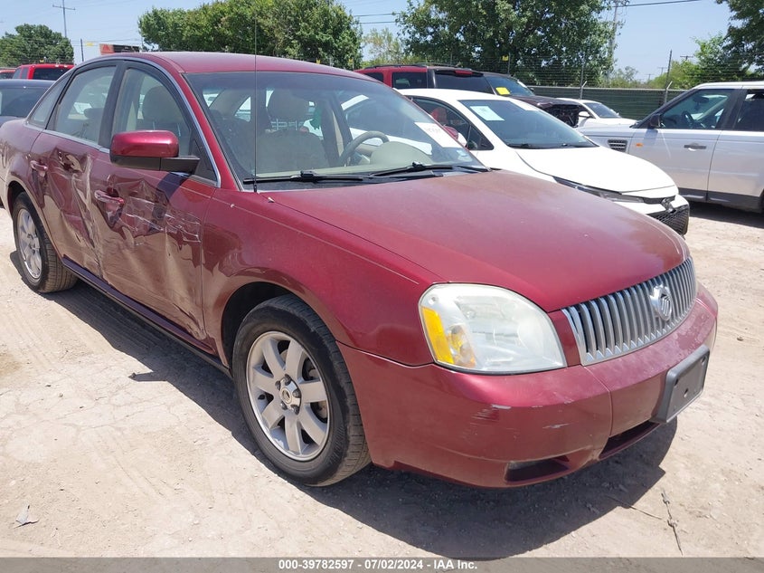 2007 Mercury Montego Luxury VIN: 1MEHM40187G610168 Lot: 39782597