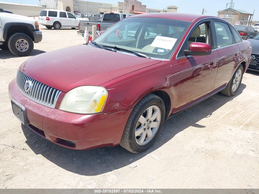 2007 Mercury Montego Luxury VIN: 1MEHM40187G610168 Lot: 39782597