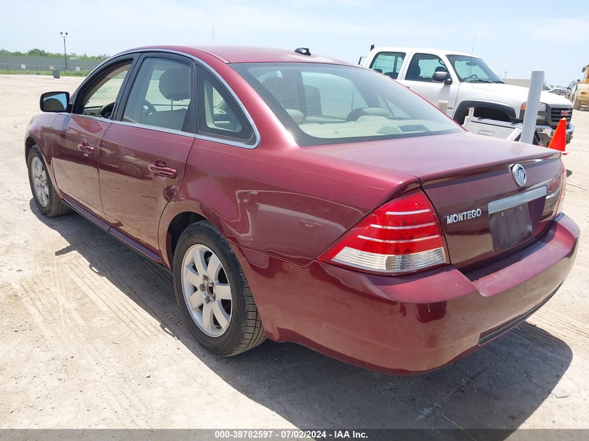 2007 Mercury Montego Luxury VIN: 1MEHM40187G610168 Lot: 39782597