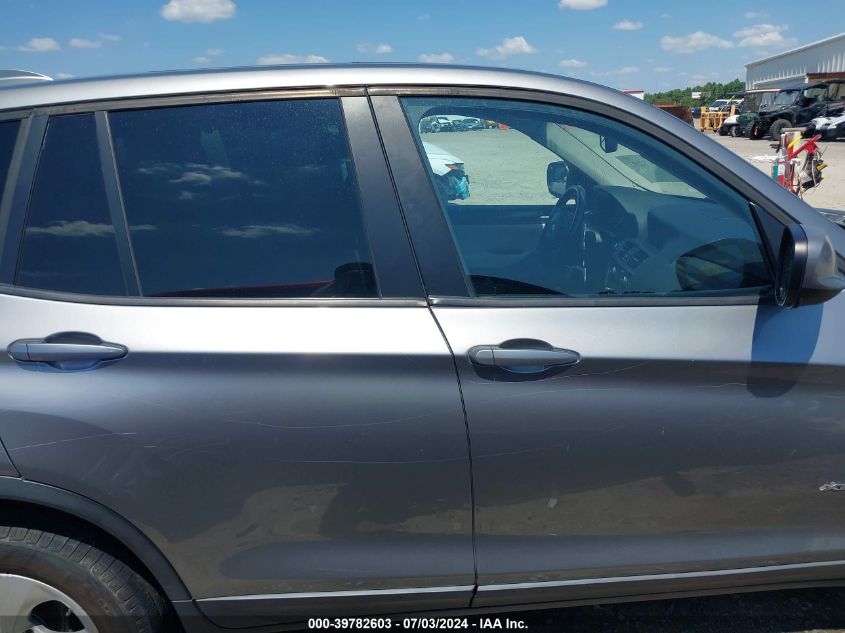 2011 BMW X3 xDrive28I VIN: 5UXWX5C5XBL711490 Lot: 39782603