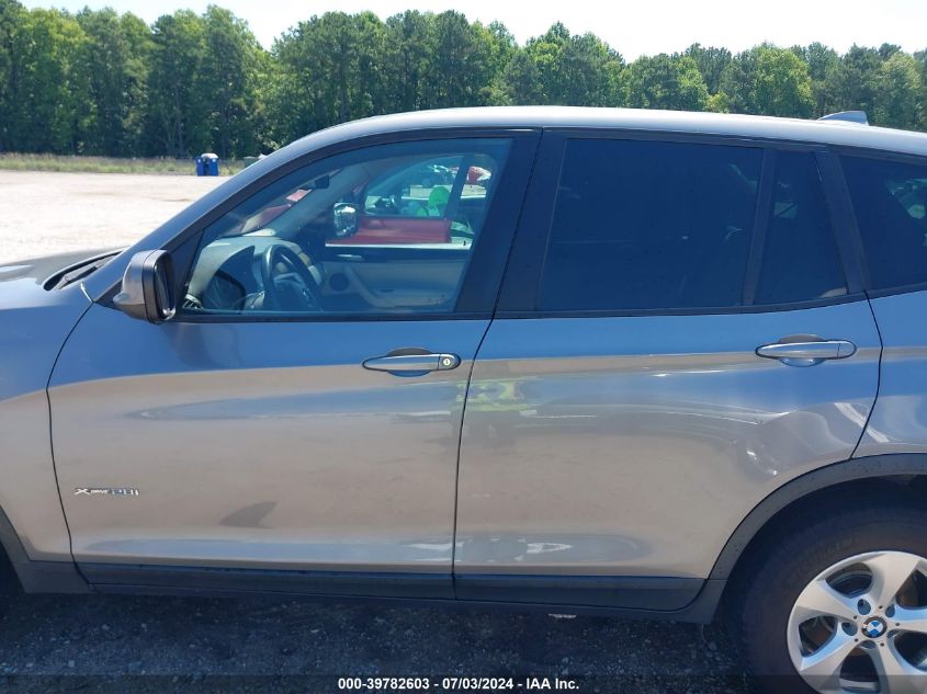 2011 BMW X3 xDrive28I VIN: 5UXWX5C5XBL711490 Lot: 39782603