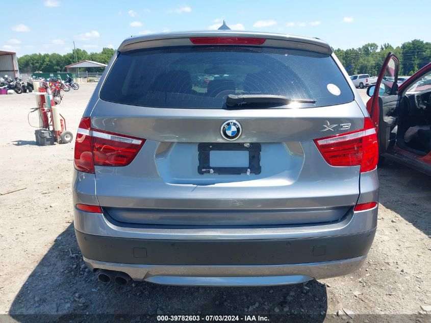 2011 BMW X3 xDrive28I VIN: 5UXWX5C5XBL711490 Lot: 39782603