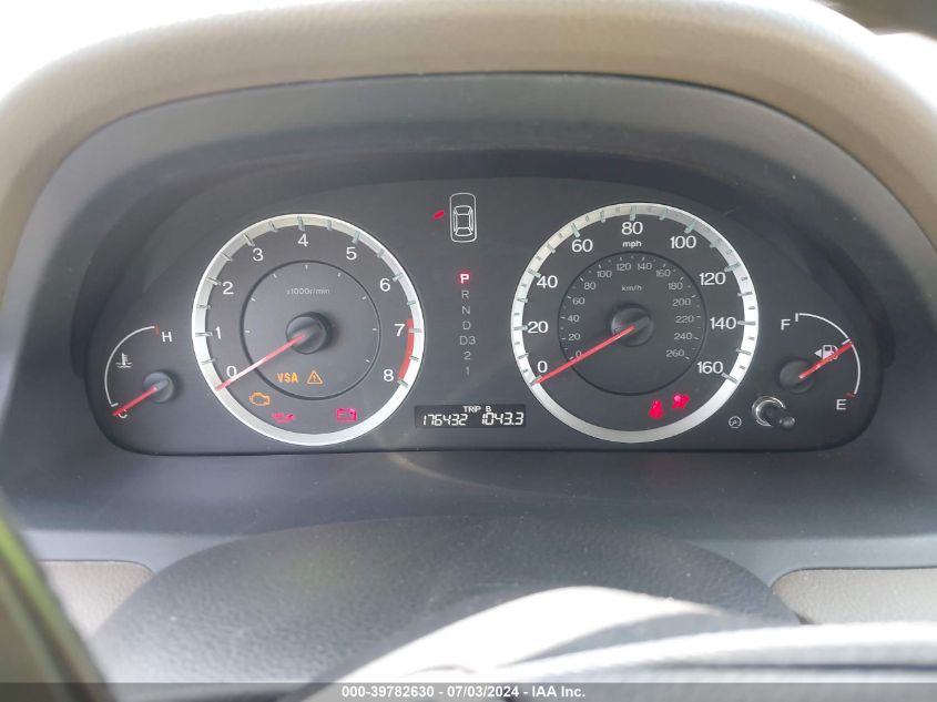 2009 Honda Accord 2.4 Lx-P VIN: 1HGCP26499A102355 Lot: 39782630