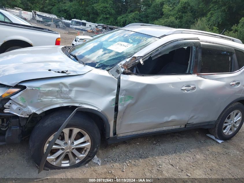 2016 Nissan Rogue Sv VIN: 5N1AT2MV4GC894313 Lot: 39782643