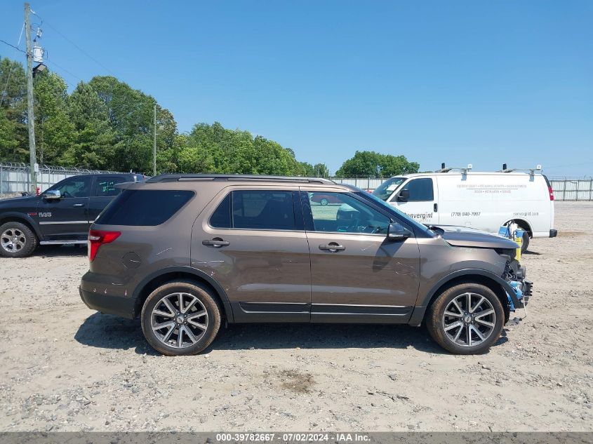 2015 Ford Explorer Xlt VIN: 1FM5K8D84FGB17638 Lot: 39782667