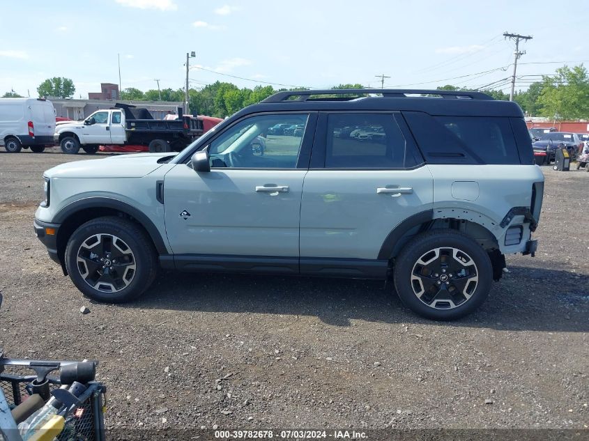 2024 Ford Bronco Sport Outer Banks VIN: 3FMCR9C67RRE78223 Lot: 39782678