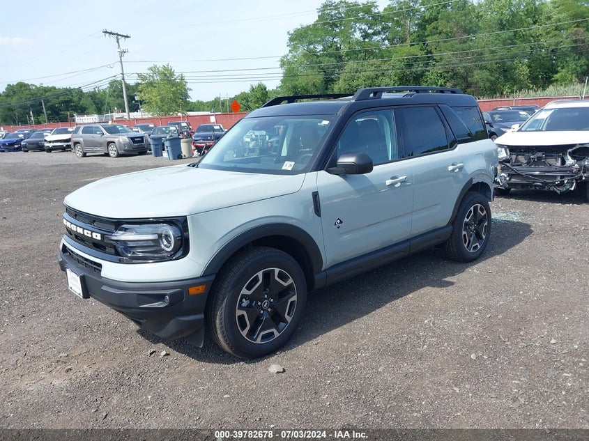 2024 Ford Bronco Sport Outer Banks VIN: 3FMCR9C67RRE78223 Lot: 39782678