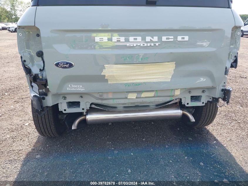 2024 Ford Bronco Sport Outer Banks VIN: 3FMCR9C67RRE78223 Lot: 39782678