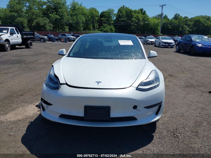 2021 Tesla Model 3 Standard Range Plus Rear-Wheel Drive VIN: 5YJ3E1EA5MF085107 Lot: 39782713