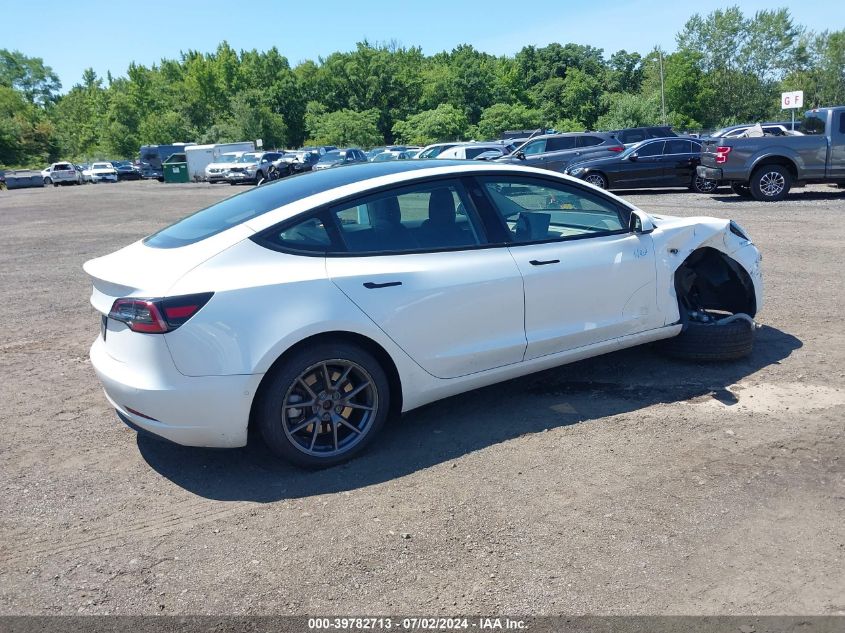 VIN 5YJ3E1EA5MF085107 2021 Tesla Model 3, Standard... no.4