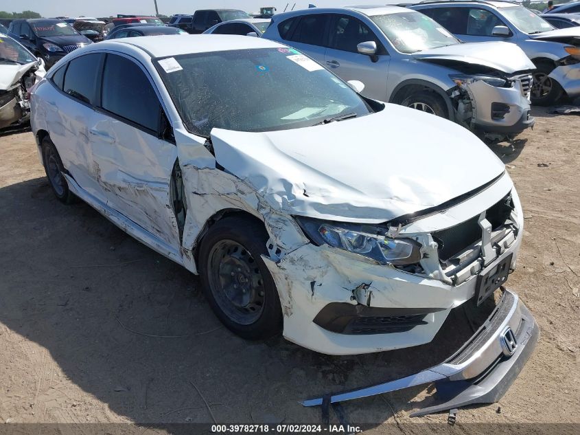 2018 Honda Civic Lx VIN: 2HGFC2F50JH591820 Lot: 39782718