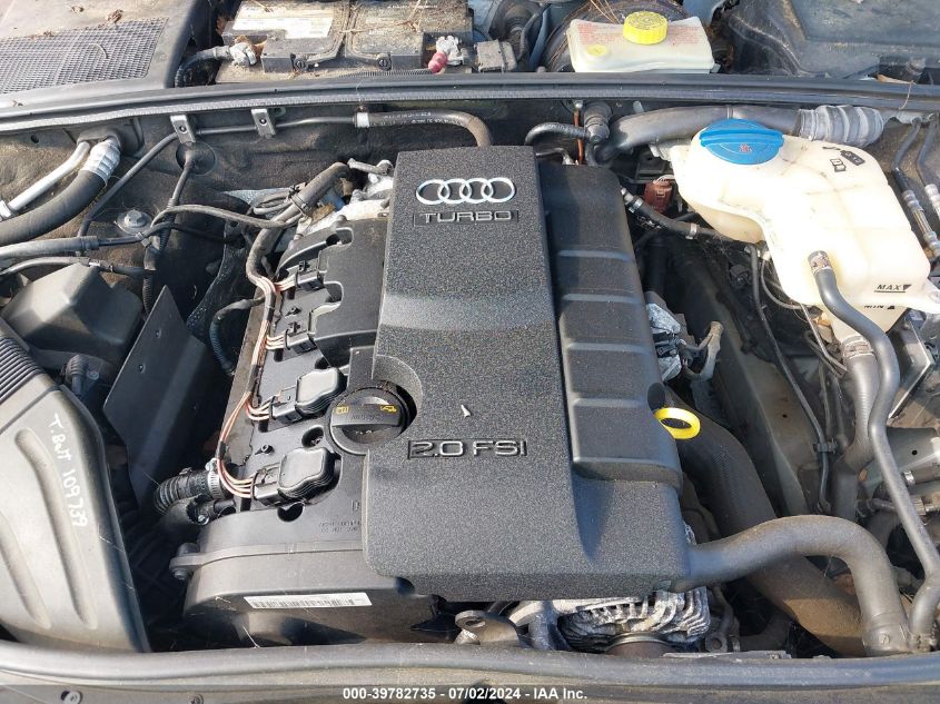 2008 Audi A4 2.0T VIN: WAUAF78E98A054802 Lot: 39782735
