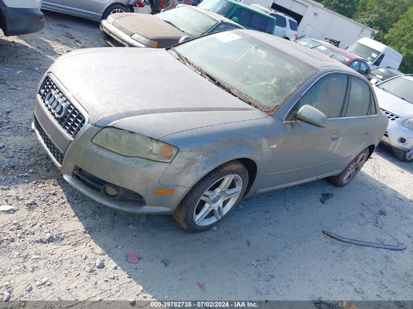 WAUAF78E98A054802 | 2008 AUDI A4