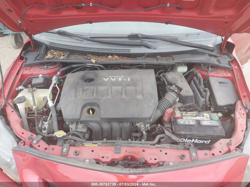 2010 Toyota Corolla S VIN: 2T1BU4EE0AC472800 Lot: 39782739