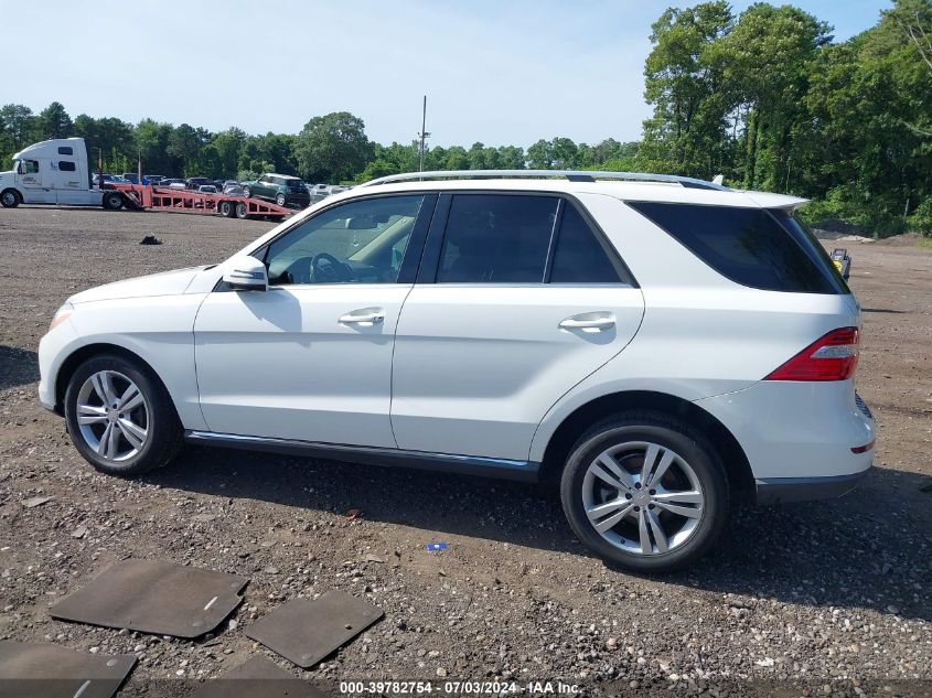 2014 Mercedes-Benz Ml 350 4Matic VIN: 4JGDA5HB0EA292182 Lot: 39782754