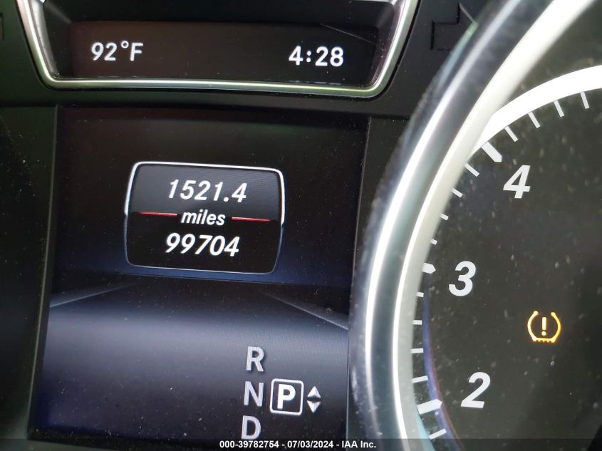 2014 Mercedes-Benz Ml 350 4Matic VIN: 4JGDA5HB0EA292182 Lot: 39782754