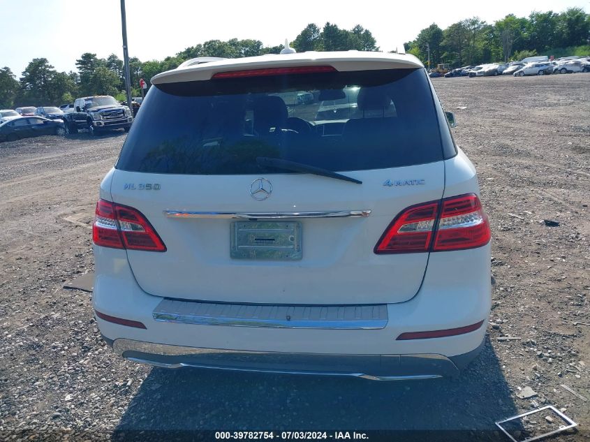 2014 Mercedes-Benz Ml 350 4Matic VIN: 4JGDA5HB0EA292182 Lot: 39782754