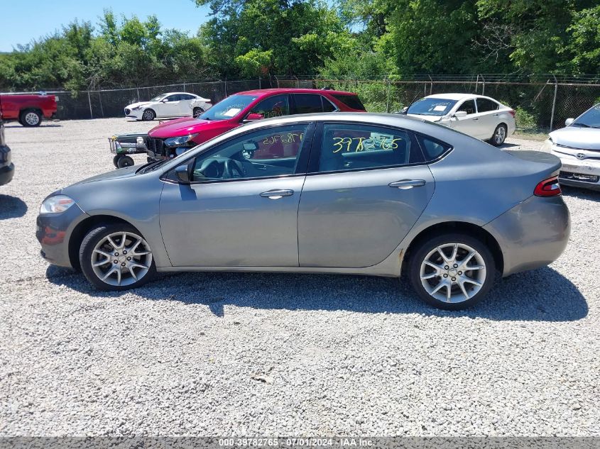 2013 Dodge Dart Sxt/Rallye VIN: 1C3CDFBA2DD708084 Lot: 39782765