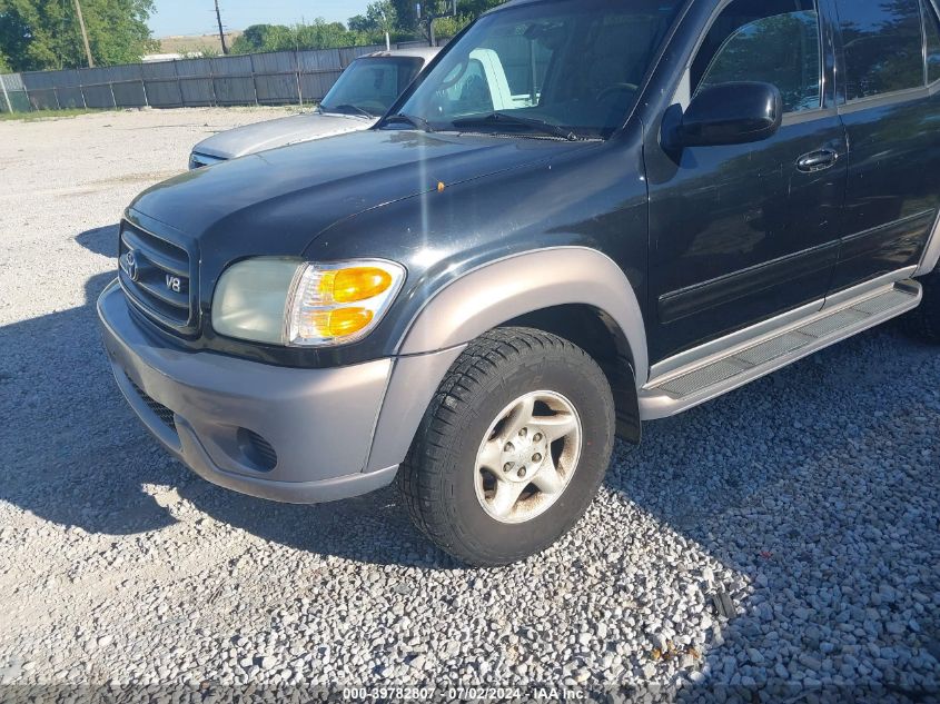 2002 Toyota Sequoia Sr5 V8 VIN: 5TDBT44A32S070215 Lot: 39782807