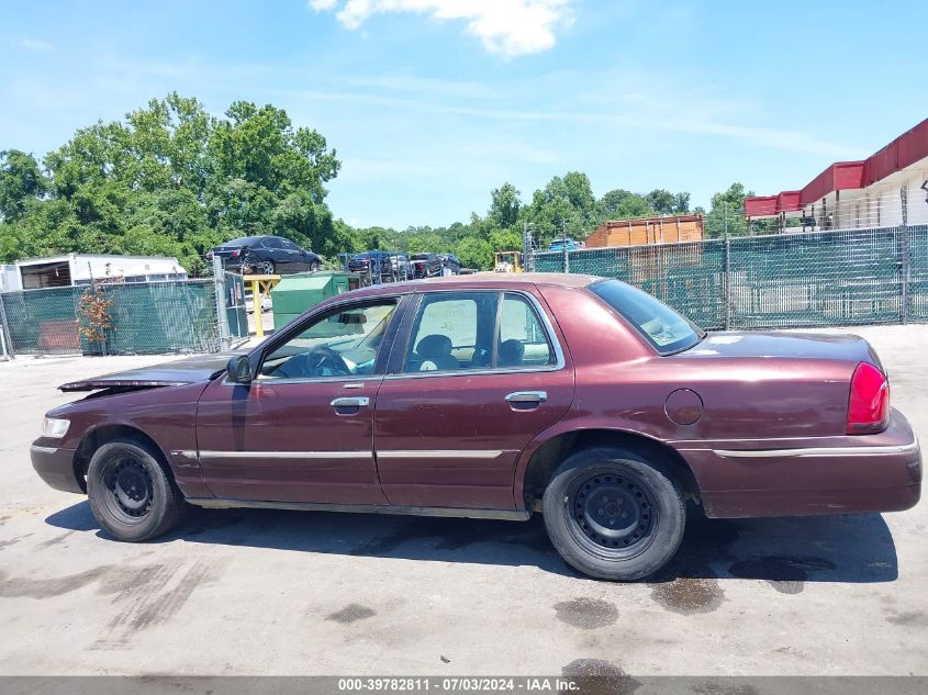 2001 Mercury Grand Marquis Gs VIN: 2MEFM74W31X623622 Lot: 39782811