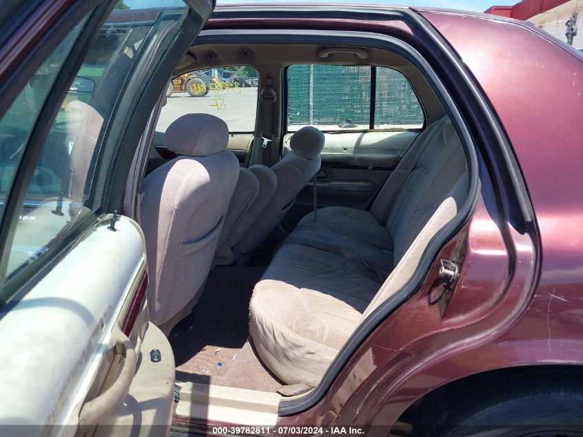 2001 Mercury Grand Marquis Gs VIN: 2MEFM74W31X623622 Lot: 39782811