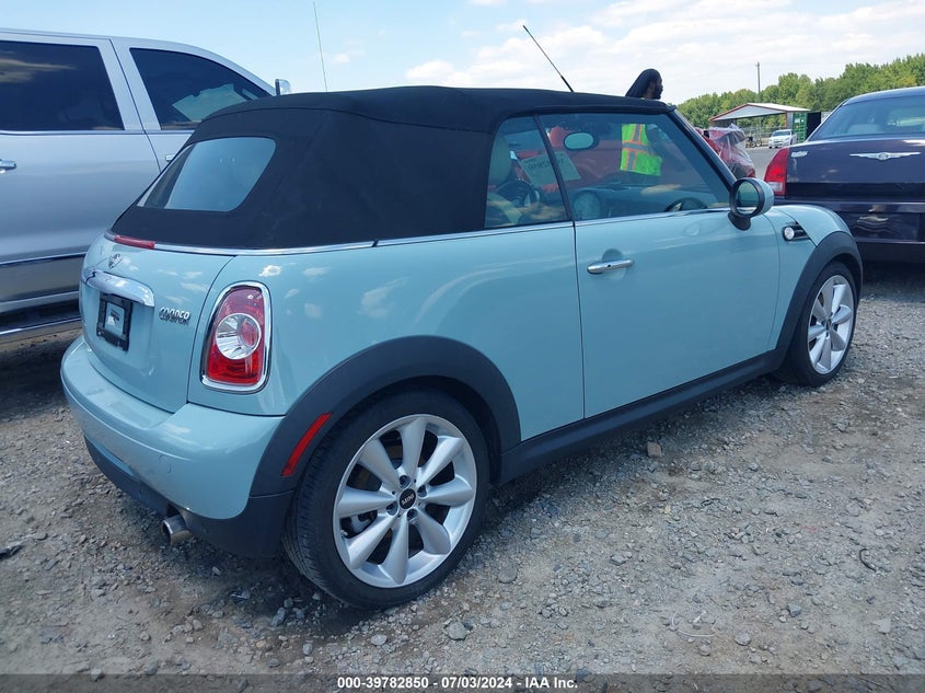 2014 Mini Convertible Cooper VIN: WMWZN3C58ET861477 Lot: 39782850