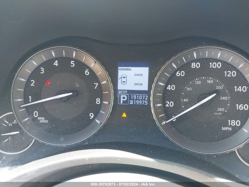 2011 Infiniti M37X VIN: JN1BY1AR3BM370572 Lot: 39782873