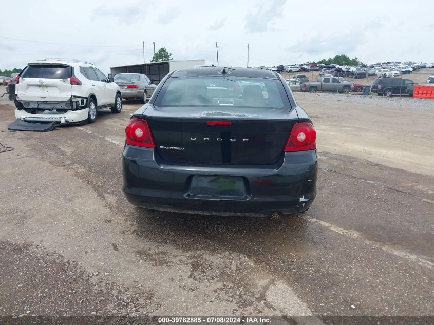 2012 Dodge Avenger Se VIN: 1C3CDZAB8CN227681 Lot: 39782885